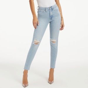 Good American Skinny Jeans GOOD LEGS CROP RAW HEM